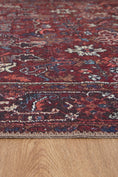 Load image into Gallery viewer, Parisa Red Persian Area Rug on floor facing
