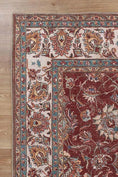 Load image into Gallery viewer, Shiraz Persian Red Area Rug on side in a room

