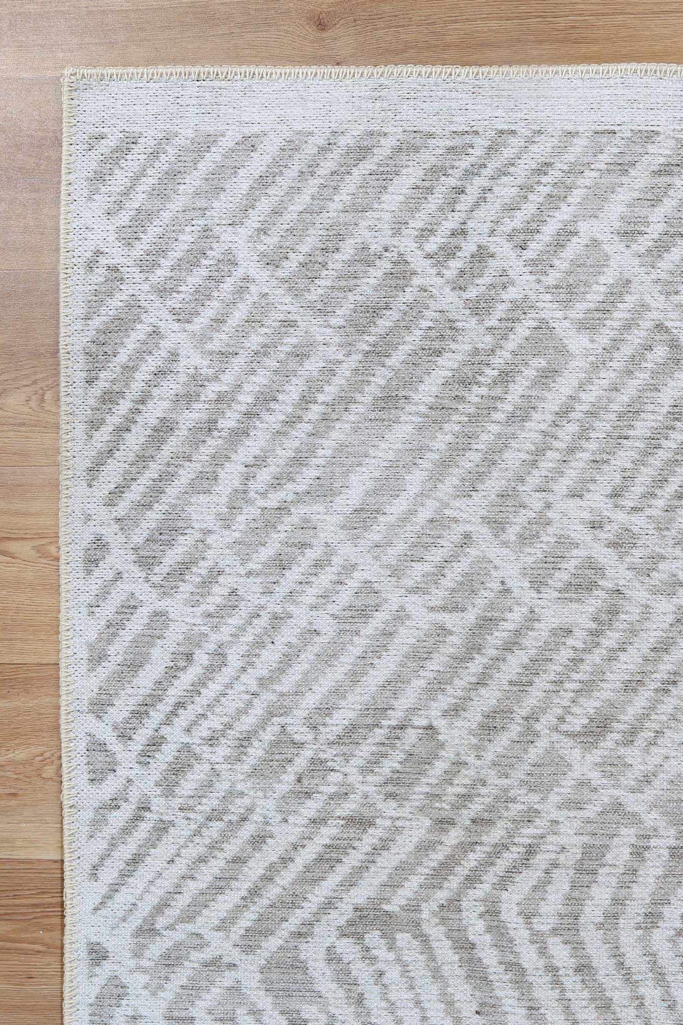 Remi Light Taupe Area Rug by side