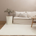 Load image into Gallery viewer, Cloud Comfort Cream Plush Machine Washable Rug
