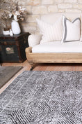 Load image into Gallery viewer, Contemporary Lauro Grey Rug cropped view
