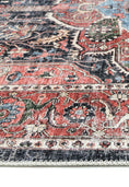 Load image into Gallery viewer, Distressed Vintage Kendra Round Rug side view
