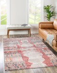 Load image into Gallery viewer, Amira Moroccan Dusk Rug on floor
