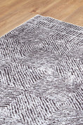 Load image into Gallery viewer, Contemporary Lauro Grey Rug on side
