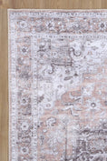 Load image into Gallery viewer, Distressed Vintage Cezanne Blush Area Rug side facing
