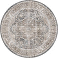 Load image into Gallery viewer, Distressed Vintage Kendra Ash Round Rug
