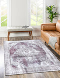 Load image into Gallery viewer, Rose Machine Washable Rug on floor
