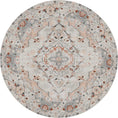 Load image into Gallery viewer, Sauville Blush Multi Round Rug full
