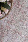 Load image into Gallery viewer, Vintage Adeline Peach Rug under the Table 
