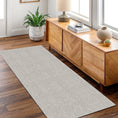 Load image into Gallery viewer, Urban Cobblestone Solid Runner Eco-Friendly Rugs   

